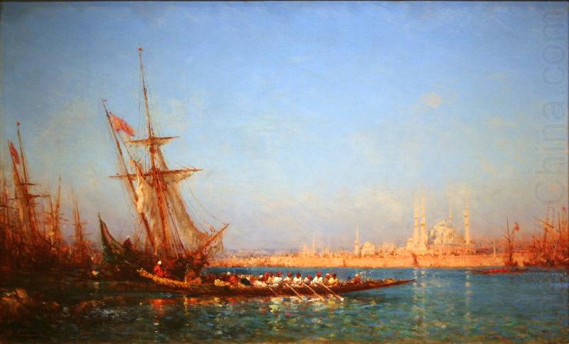 Felix Ziem View of Istanbul china oil painting image